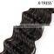 Fashion top cheap 100% virgin brazilian hair deep curly wave human hair extension