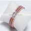Factory Wholesale 3 Strand Freshawater Pearl Bracelets For Girls