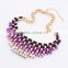 Hot Selling Multicolor Choker Vintage Pendant Statement Necklace Women Fashion Necklaces for Women