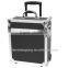 Made of aluminum, ABS and EVA bottles wine travel case