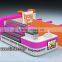 Nice design factory direct sale sweet candy kiosk |3 D kiosk design candy showcase in mall for sale