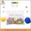 mesh fabric bath toy organizer bag with suction cup