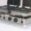 220V double electric waffle bakers, one round shaped and one butterfly shaped waffle maker /Waffle iron