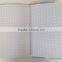 Customized a5 Plain White Paper Cover Notebook Numbered Pages