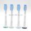 Standard Replacement Toothbrush Heads 4-pack, replaces Philips Sonicare HX6054