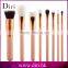 2016 Hot Professional Goat Hair 7Pcs Makeup Brush Set Tools Cosmetic Make Up Brush Set