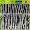new 100% Polyester zebra stripe chiffon fabric / Satin chiffon fabric / Print shiny satin fabric