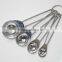 4 pcs set stainless steel measuring spoon