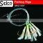 Cheap colorful carp fishing rigs sabiki fishing rigs glowing beads fish skin