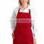 Hot wholesale super good quality black kitchen cooking embroidered bib apron