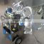 Cow Milk Sunction machine /vacuum pump two tanks milking machine with electric and gasoline engine