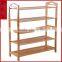 Expandable wooden shoe racks 3 tire space saving storage racks cabinet