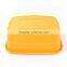 wholesale portable yellow blue plastic pet litter box/ Factory indoor cat toilet