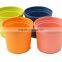 China Supplier Cheapest Colorful Plastic Flower Pot