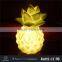 PVC toy night light for kids room pineapple led lamp