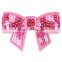 Wholesale 18 colors 1.8" Baby Pink Sequins hair bow