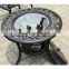 outdoor garden aluminum casting BBQ dining set furniture