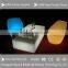 Led home bar furniture/ outdoor ice cooler table/led wine table