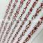 Festival Mood Epoxy Ribbon Sticker, X'mas Season Foil Sticker, Foil Epoxy Ribbon Sticker in Red
