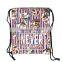 GYM backpack Drawstring Bucket Shoulders Travel Bag many dogs