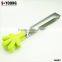 14067 New Hand shape Kitchen and Barbecue Grill Tongs Silicone BBQ Cooking Stainless Steel Locking Food Tong Salad Tongs