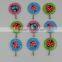 9pcs Kids Cartoon Colorful Children Room Self Adhesive Hanging Plastic Hooks