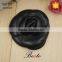 Wholesale custom black genuine leather rose flower for women shoes