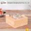 Multifunctional marvelous wooden storage box with compartment