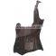 Women's Punk Style Brown Color Stripes Body Sculpting Vest Corset sexy steel bone one pocket corset