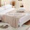 2015 high quality cashmere knitted bed throw blanket