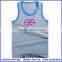 OEM Cotton/CVC/TC wholesale men fitness tank tops in bulk
