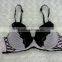 New fashion fancy design women sexy lace flower ladies bra panty sets