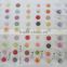 Middle East hot sale decorative flower pattern Acrylic Button