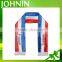 OEM size printing your logo polyester football fan scarf