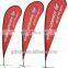 promotional customized advertising beach flag,knife flag,teardrop flag