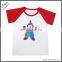 Wholesale Girls Colorful Cute Printing Kids Tee Shirt