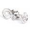 sliver symbol cufflinks simple style for mens