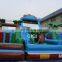 kids/adult challenge jungle inflatable obstacle course for sale