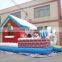 pretty design of inflatable Christmas house , inflatable santa play land for Christmas