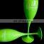 Perrier Jouet Green Acrylic Champagne Flute Glasses