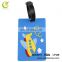 Top quality promotional soft rubber pvc luggage tags,silicone customized tags