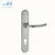 Aluminum allow or Zinc allow door handle with cylinder hole Mortise door lever handle in cheap price