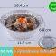 100 Pack Round Aluminum Foil Pans with Aluminum Foil Lids, Disposable Aluminum Foil Box for Baking,Cooking,Score (850 ml)