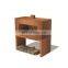 Customized large outdoor corten steel wood fireplace