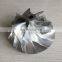 K31/33 7+7blades 67.40/95.00mm 5331-123-2022 Turbo Milling/aluminum 2618/billet Compressor Wheel for 5331-970-7106/7128/7137