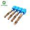 3D 10mm Tungsten Carbide Drill Bits For Steel Drilling with inner coolant hole