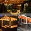 Custom 48ft 15 sockets S14 party edison bulb patio led string lights Waterproof outdoor decoration