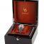 Black Hight Glossy fashionWatch Display Storage Wood Packaging Gift Box Watch Box With Gold Metal Hinges And Button Lock