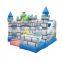 PVC Material Commercial Icy Castle style inflatable  kids jumping castle