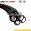 33kv Bare ACSR Neutral Core Duplex 4x150mm2 Aluminum ABC XLPE Cable 100mm2 Aerial Cable